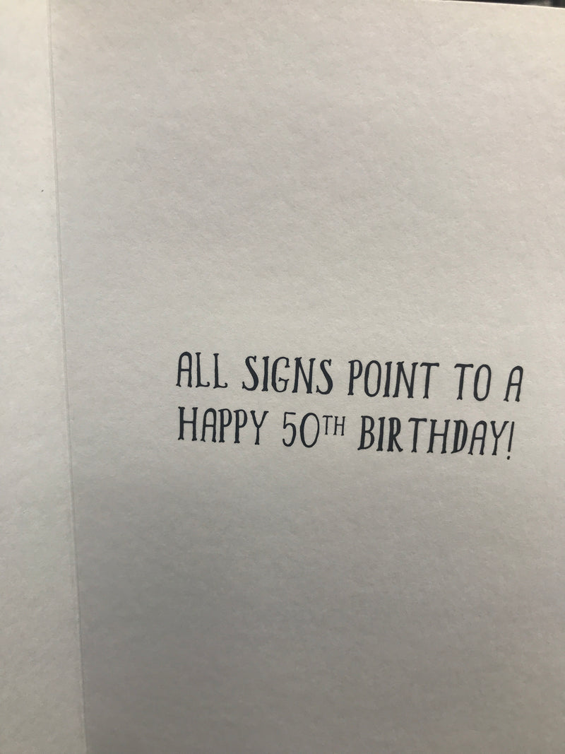 Fifty | Birthday Card