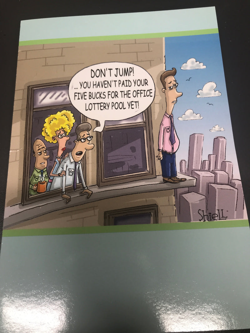 Don’t Jump! … | Retirement Card