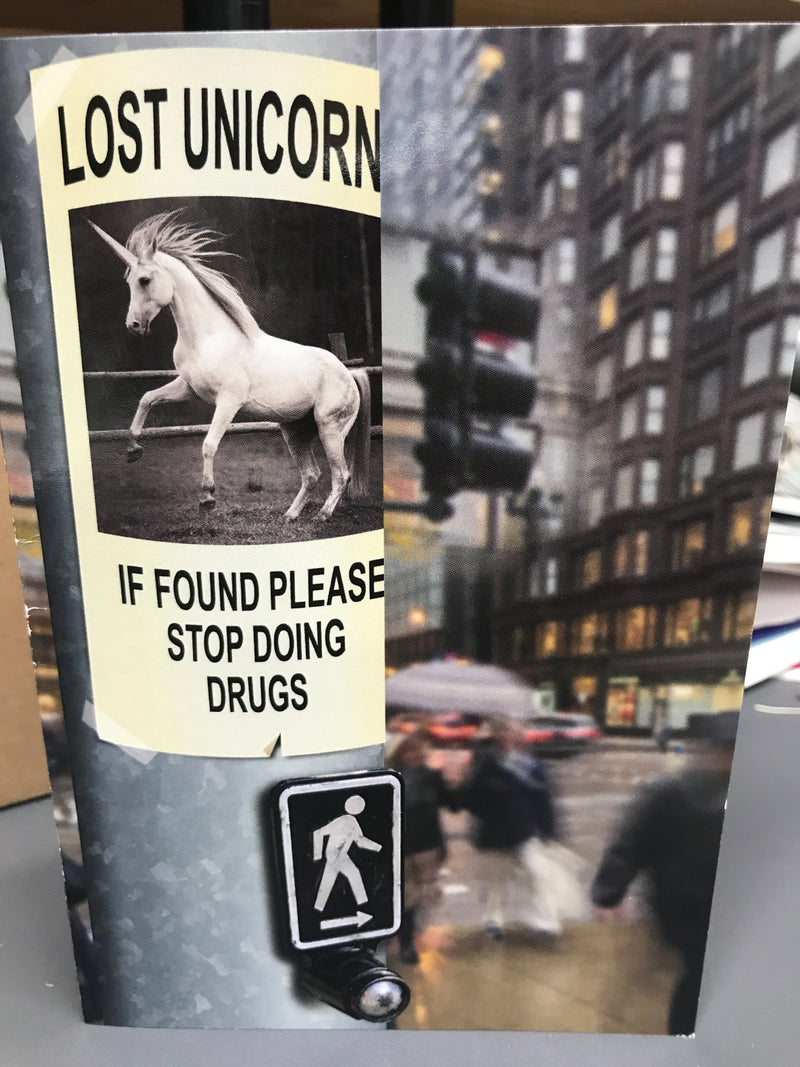 Lost unicorn| Birthday Card