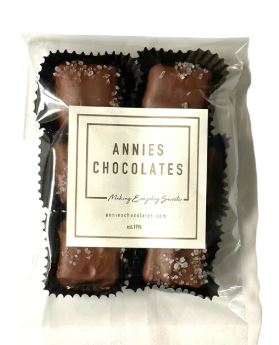 Sea Salt Caramels Milk Chocolate | Annie's Chocolates