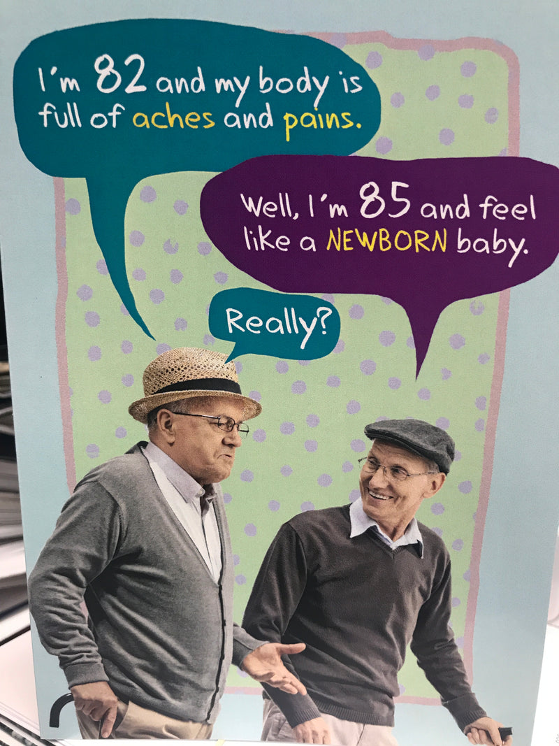 Im 82 and my body is,… |Birthday Card