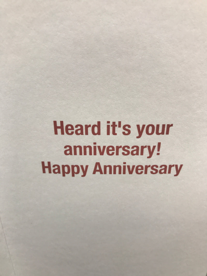 You weren’t even,… | Anniversary Card