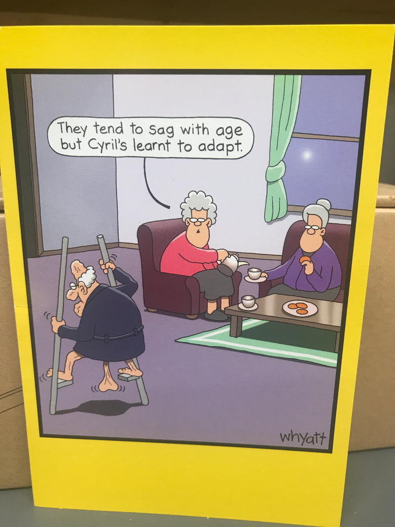 They Tend To Sag | Retirement Card