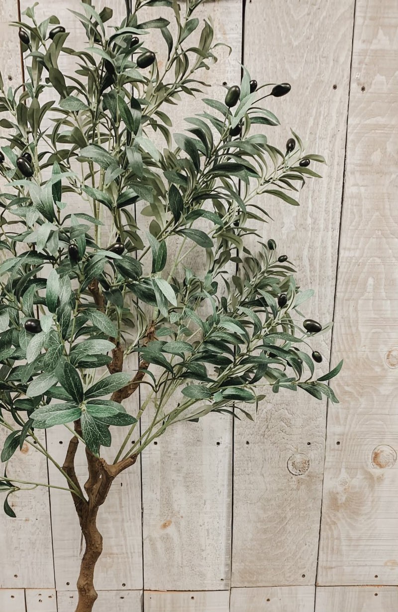 Artificial Potted Olive Tree