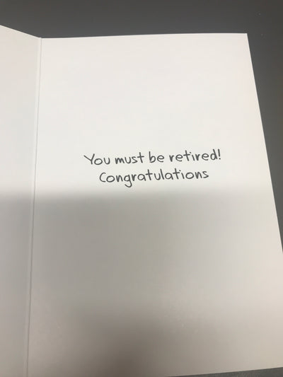 Happy On a Monday | Retirement Card