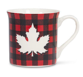 Buffalo Check Leaf Mug