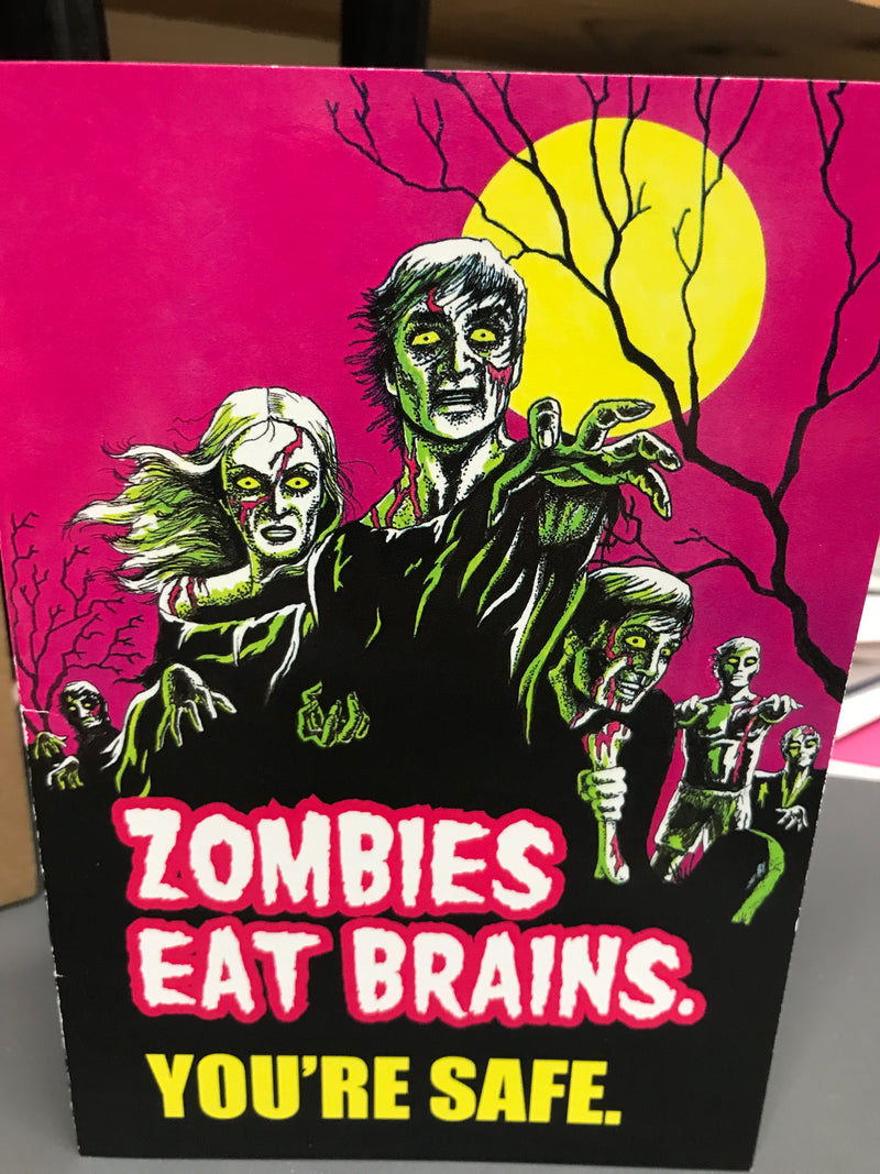 Zombies eat| Birthday Card