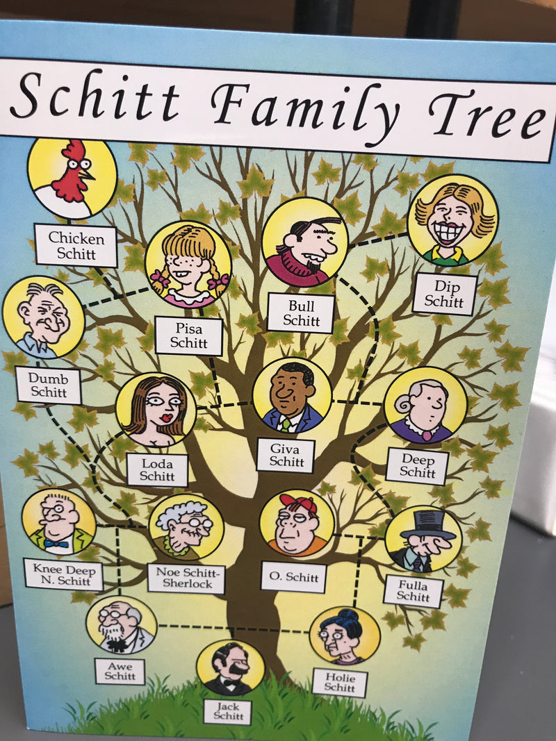 Schitt Family Tree| Birthday Card