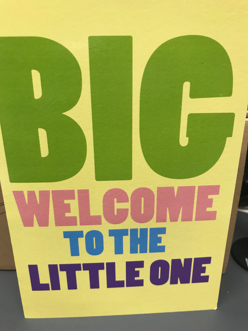 Big Welcome| Baby Card