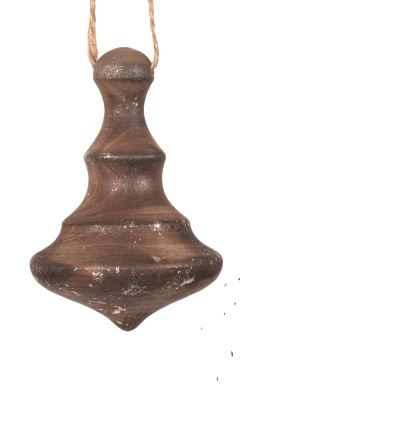 Wood 3D Finial Ornament