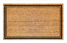 Double Black Border | Coir Mat