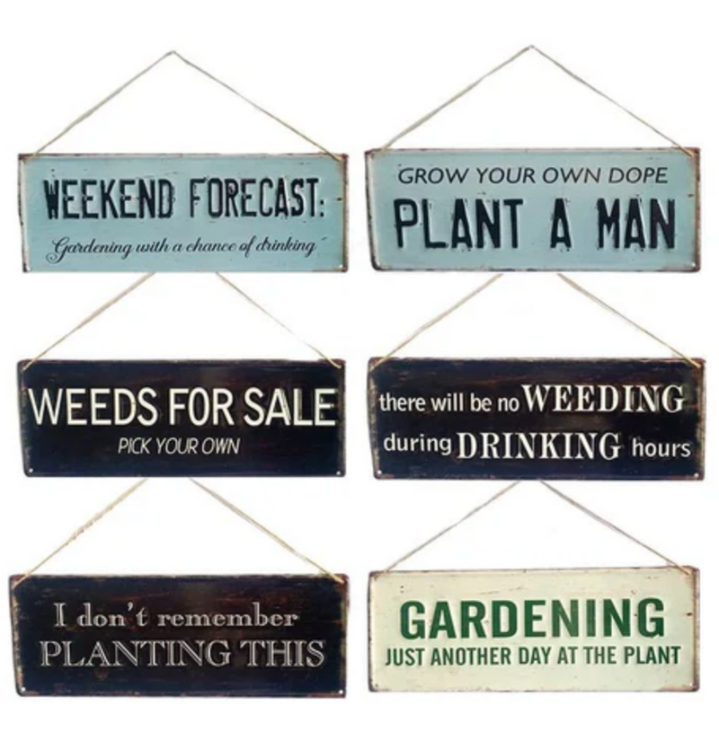 Funny Garden Signs