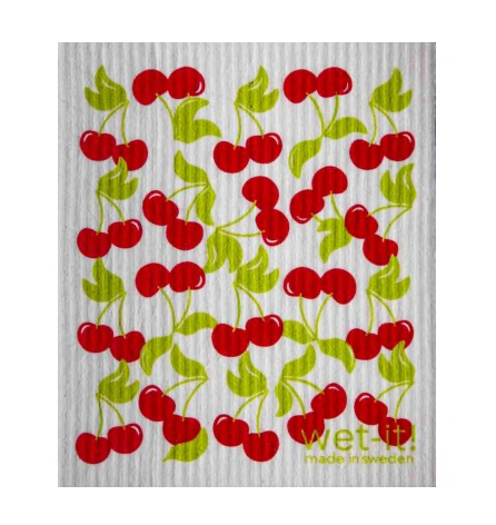 Swedish Dishcloth | Sweet Cherries