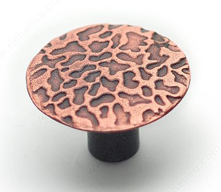 Knob | Brass Colour with Leopard Print (19)